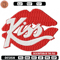 Kiss logo embroidery design, Embroidered shirt, Brand shirt, Brand Embroidery, Brand design, digital download.jpg
