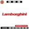 Lamboeghini logo text embroidery design, Embroidered shirt, Car Embroidery, Car design, Logo design, digital download.jpg