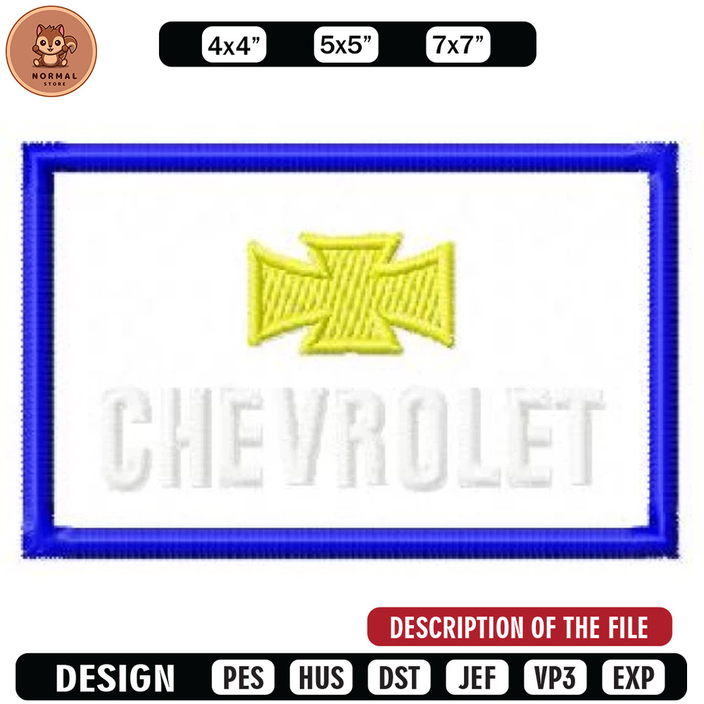 Log chevrolet car embroidery design, Embroidered shirt, Car Embroidery, Car design, Logo design, digital download.jpg