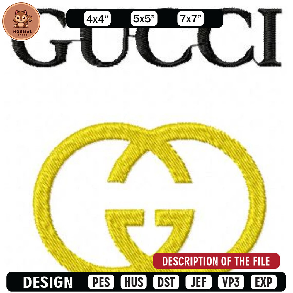 Logo gucci embroidery design, Brand design, Embroidered shirt, Brand shirt, Brand Embroidery, digital download.jpg