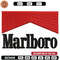 Marlboro logo embroidery design, Embroidered shirt, Brand shirt, Brand Embroidery, Brand design, digital download.jpg