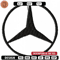 Mercedes car logo embroidery design, Embroidered shirt, Car Embroidery, Car design, Logo design, digital download.jpg