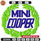 Mini cooper car logo embroidery design, Embroidered shirt, Car Embroidery, Car design, Logo design, digital download.jpg