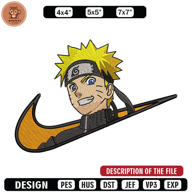Naruto smile Nike embroidery design, Naruto embroidery, Nike design, anime design, anime shirt, Digital download.jpg