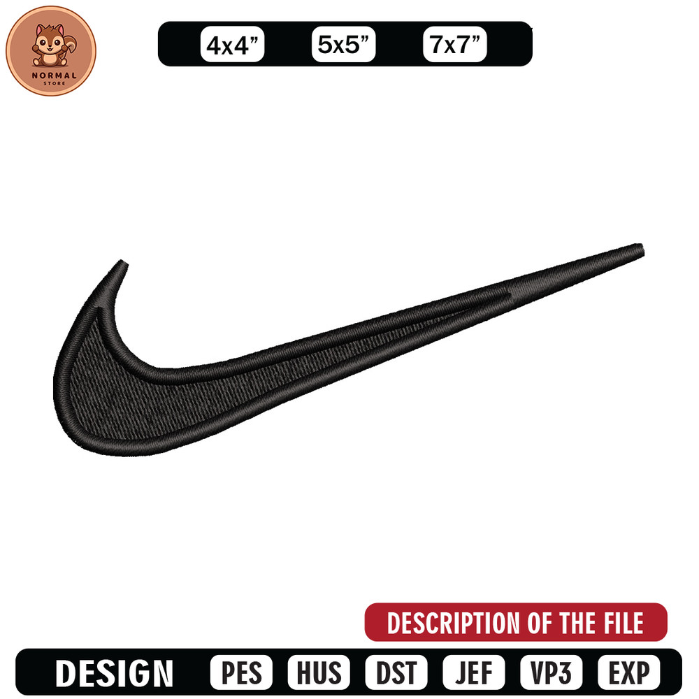 Nike black embroidery design, Nike embroidery, Nike design, Embroidery shirt, Embroidery file, Digital download.jpg