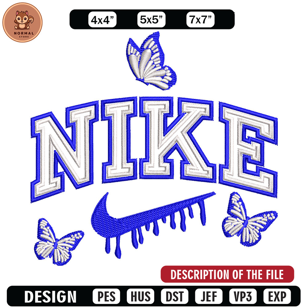 Nike butterfly embroidery design, Butterfly embroidery, Nike design,Embroidery file,Embroidery shirt,Digital download.jpg