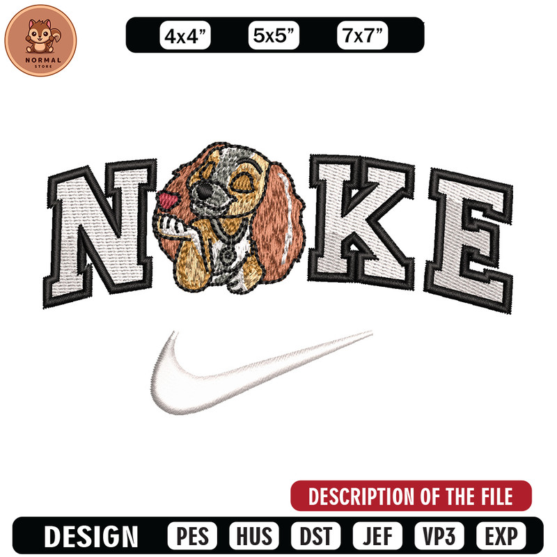 Nike dog embroidery design, Dog embroidery, Nike design, Embroidery shirt, Embroidery file, Digital download.jpg