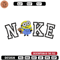 Nike minion embroidery design, Minion embroidery, Nike design, Embroidery shirt, Embroidery file, Digital download.jpg