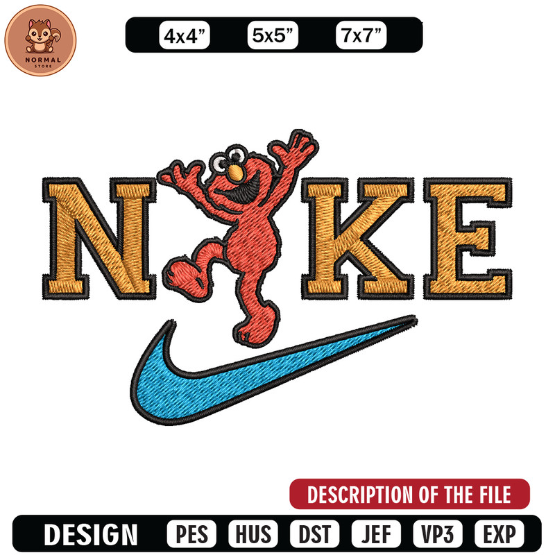 Nike orange cartoon Embroidery Design, Nike Embroidery, Brand Embroidery, Embroidery File, Logo shirt, Digital download.jpg