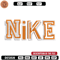 Nike orange logo embroidery design, Nike embroidery, Nike design, Embroidery shirt, Embroidery file,Digital download.jpg