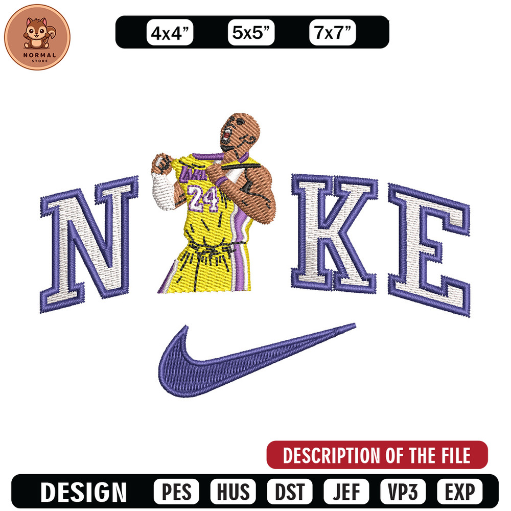 Nike player embroidery design, Basketball embroidery, Nike design,Embroidery file,Embroidery shirt,Digital download.jpg