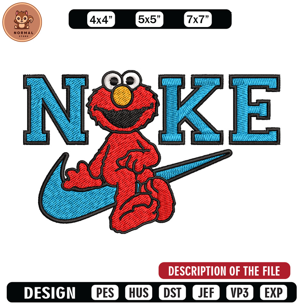 Nike red cartoon Embroidery Design, Nike Embroidery, Brand Embroidery, Embroidery File, Logo shirt, Digital download.jpg