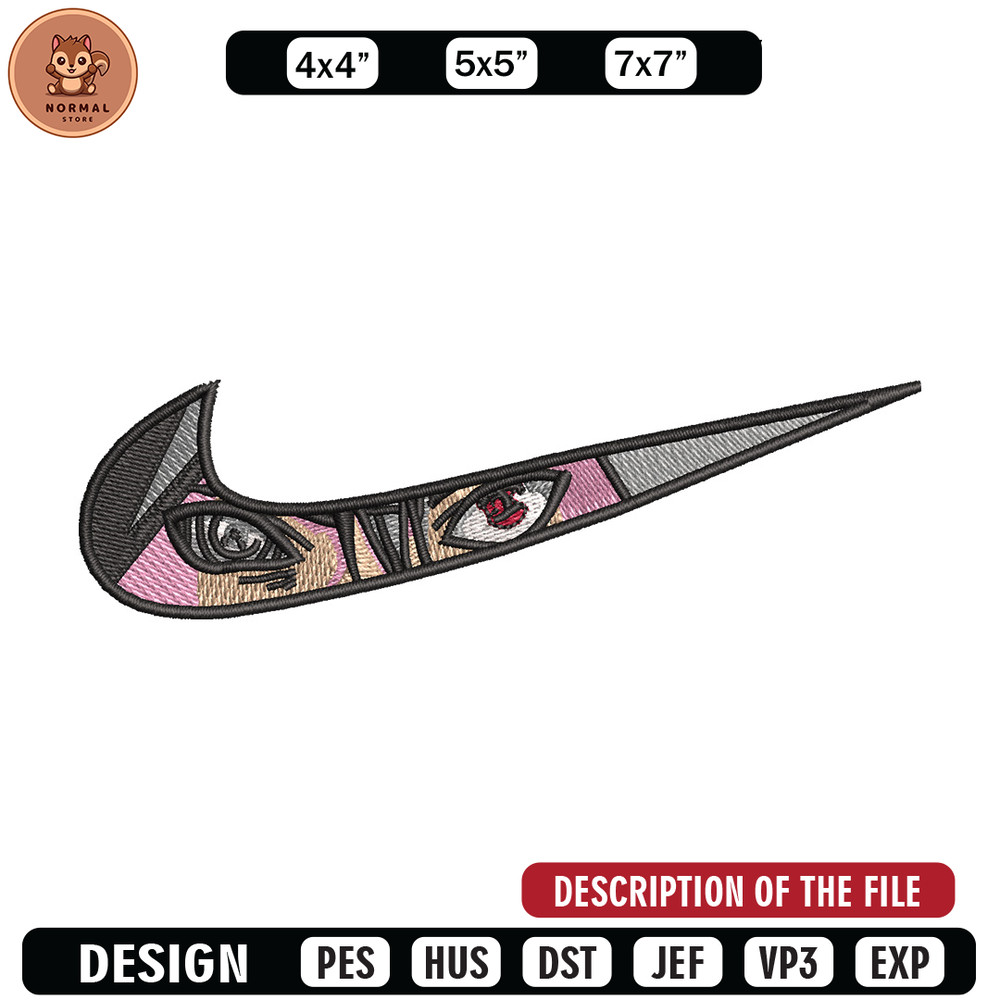 Nike sasuke eyes embroidery design, Naruto embroidery, Nike design,Embroidery file,Embroidery shirt,Digital download.jpg