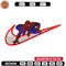Nike Spiderman Logo embroidery design, Spiderman embroidery, Nike design, movie design, movie shirt, Digital download.jpg