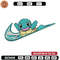 Nike Squirtle embroidery design, Pokemon embroidery, Nike design, anime design, anime shirt, Digital download.jpg