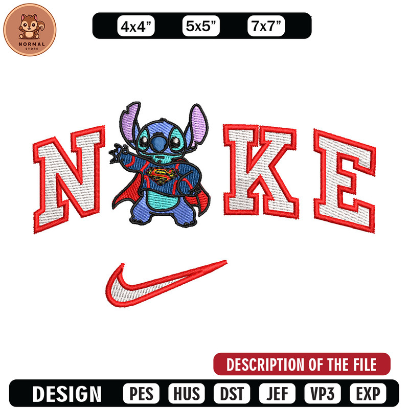 Nike super stitch embroidery design, Stitch embroidery, Nike design, Embroidery file,Embroidery shirt, Digital download.jpg