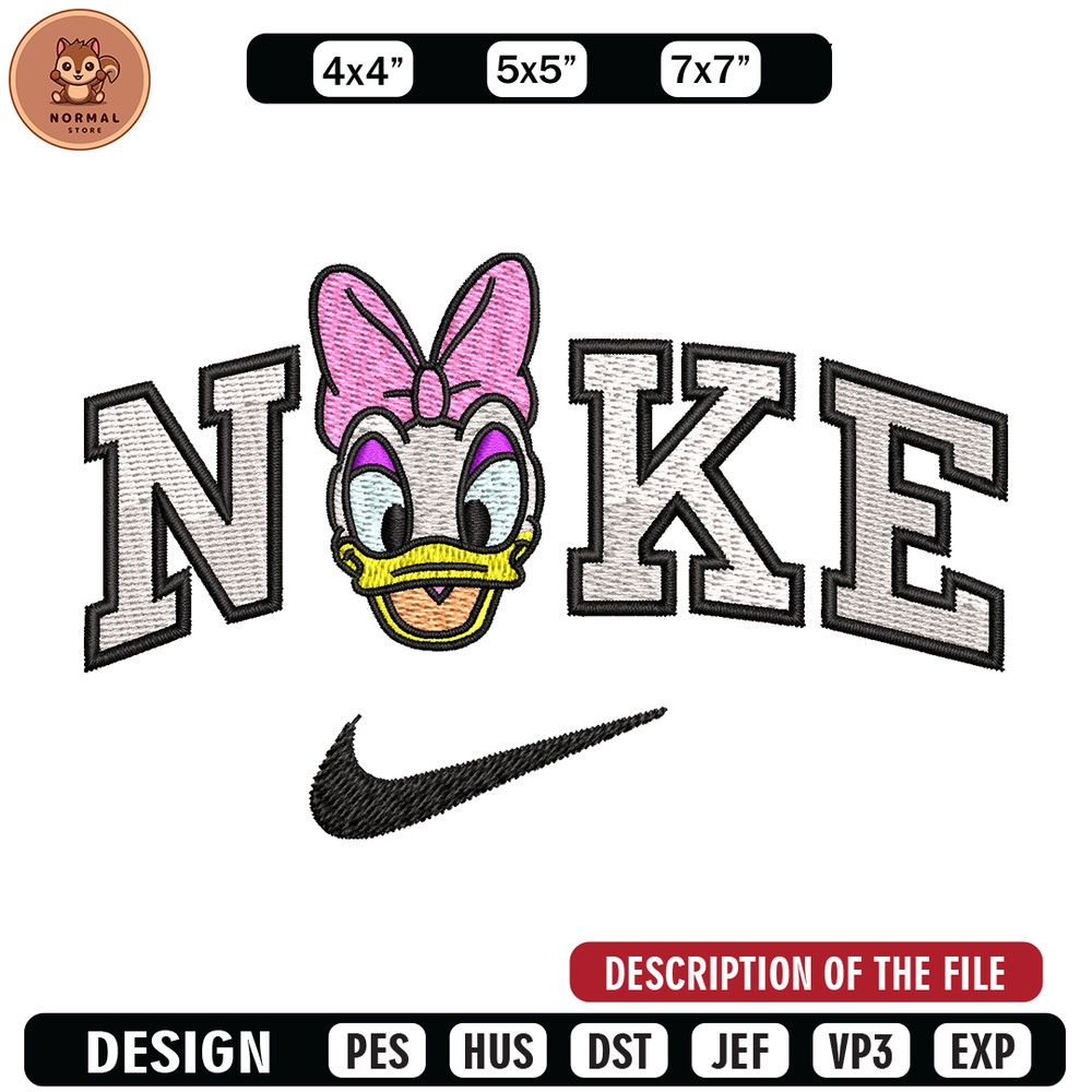 Nike x daisy embroidery design, Daisy embroidery, Nike design, Embroidery shirt, Embroidery file, Digital download.jpg