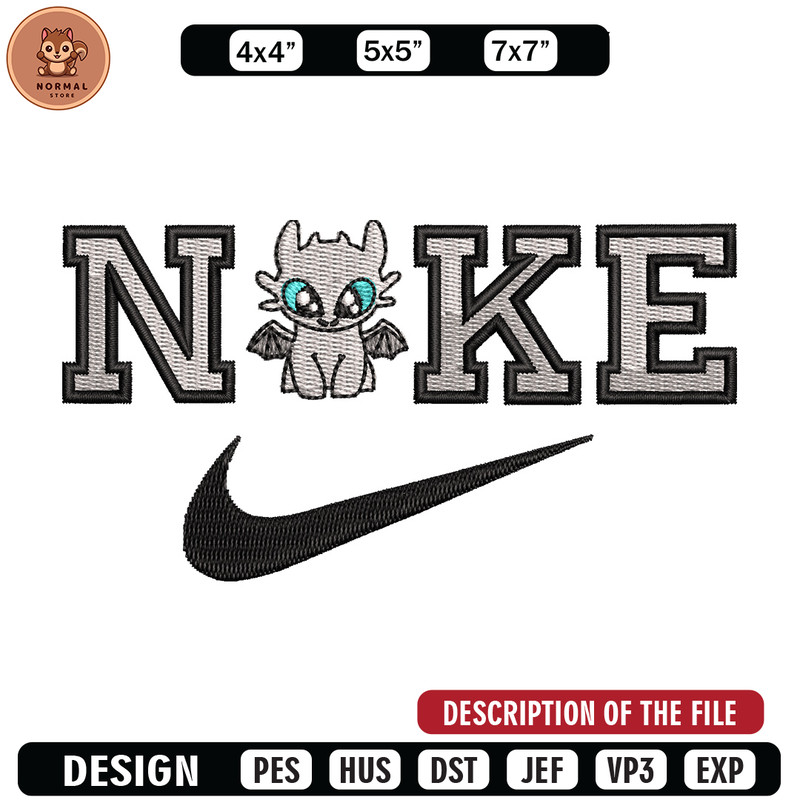 Nike x dragon black embroidery design, Dragon embroidery, Nike design,Embroidery shirt,Embroidery file, Digital download.jpg