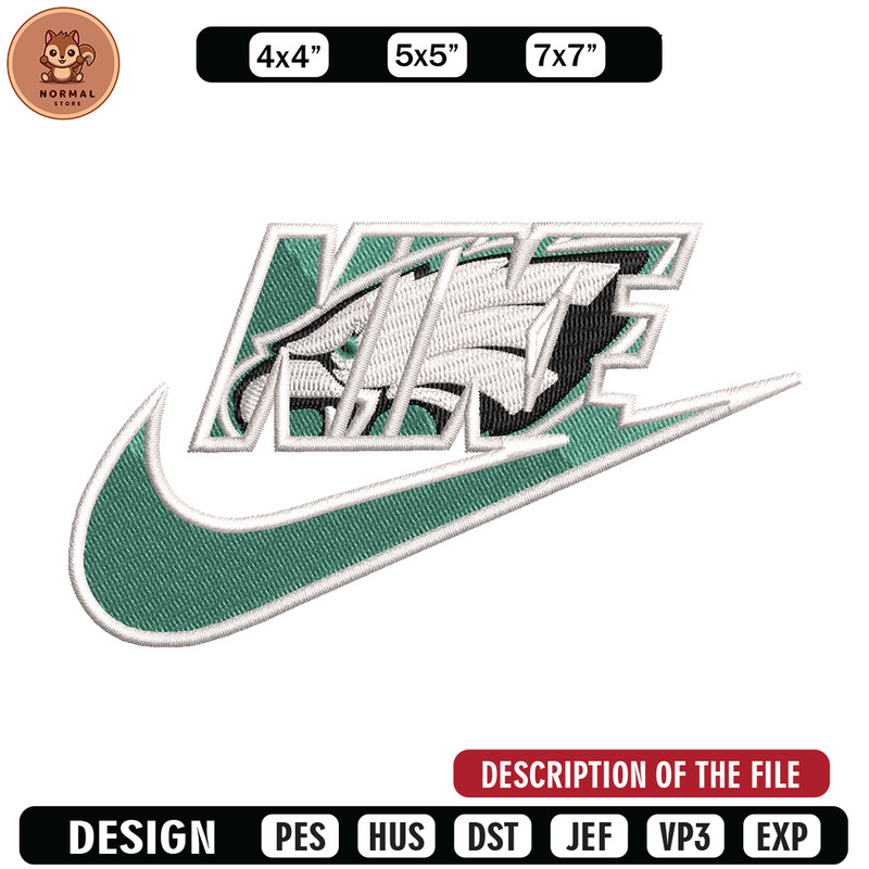 Nike x eagle embroidery design, Eagle embroidery, Nike design, Embroidery shirt, Embroidery file, Digital download.jpg