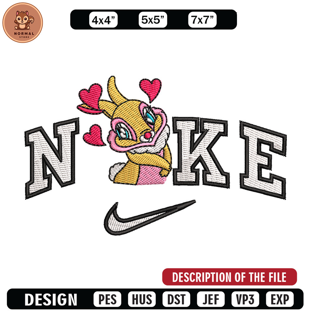Nike x micky love embroidery design, Disney embroidery, Nike design, Embroidery shirt, Embroidery file, Digital download.jpg