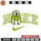 Nike x mike embroidery design, Disney monster embroidery, Nike design,Embroidery file,Embroidery shirt,Digital download.jpg
