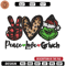 Peace love Grinch Embroidery design, Grinch christmas Embroidery, Grinch design, Embroidery file, Instant download..jpg