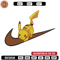 Pikachu x nike Embroidery Design, Pokemon Embroidery, Embroidery File, Nike Embroidery, Anime shirt, Digital download.jpg