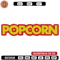 Popcorn logo embroidery design, Logo embroidery, Embroidered shirt, Logo shirt, Logo design, digital download.jpg