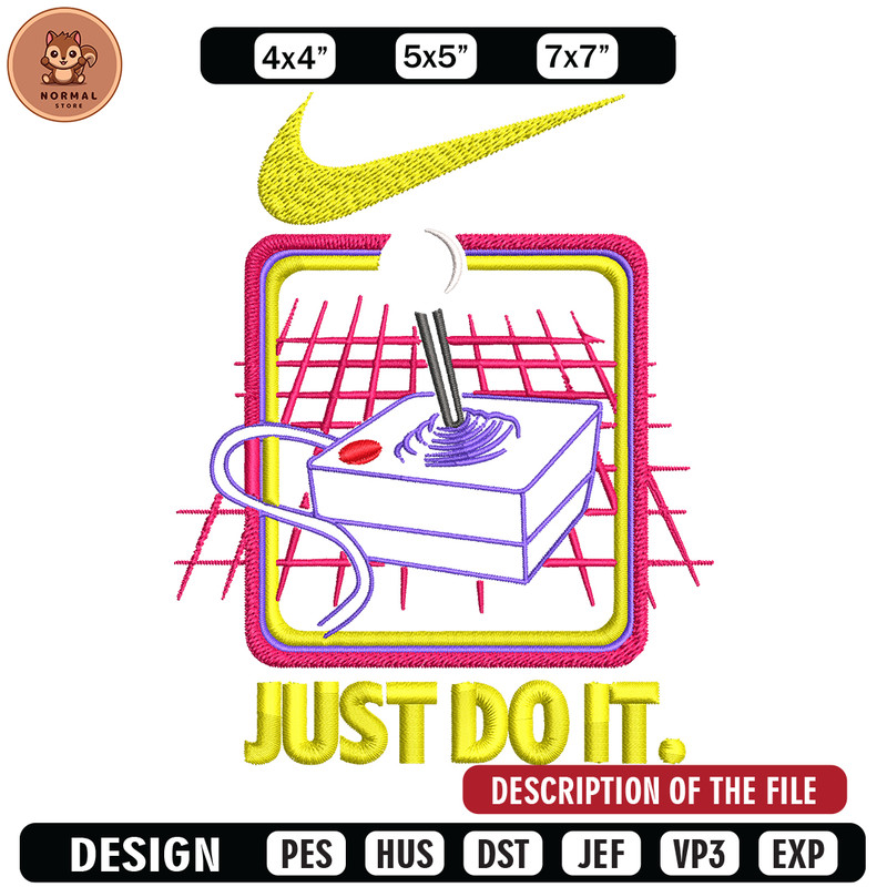 Retro nostalgia game Nike Embroidery design, logo Embroidery, Nike design, Embroidery file, logo shirt, Instant download.jpg