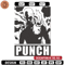 Saitama punch Embroidery Design, One punch man Embroidery, Embroidery File,Anime Embroidery,Anime shirt,Digital download.jpg