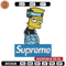 Simpson Supreme Embroidery design, Simpson Supreme Embroidery, cartoon design, Embroidery File, Instant download..jpg