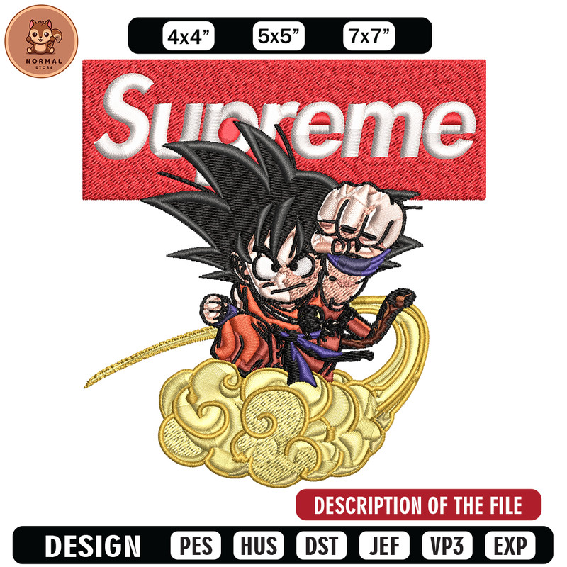 Son Goku Dragon Ball Supreme Embroidery design, Dragon Ball Embroidery, anime design, Embroidery File, Instant download..jpg