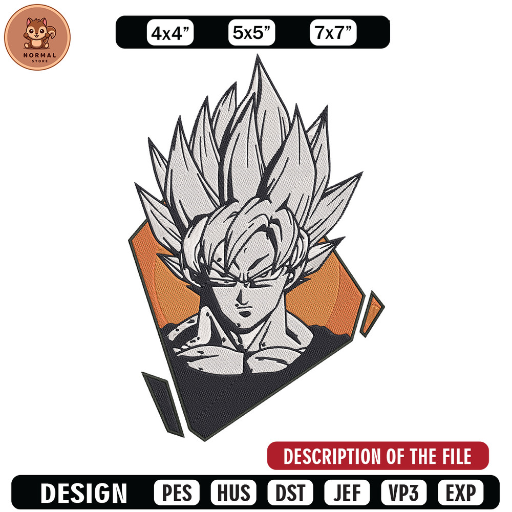 Son Goku Embroidery Design, Dragonball Embroidery, Embroidery File, Anime Embroidery,Anime shirt, Digital download.jpg