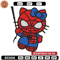 Spiderman Hellokitty Embroidery design, Hellokitty Embroidery, cartoon design, Embroidery File, Digital download..jpg