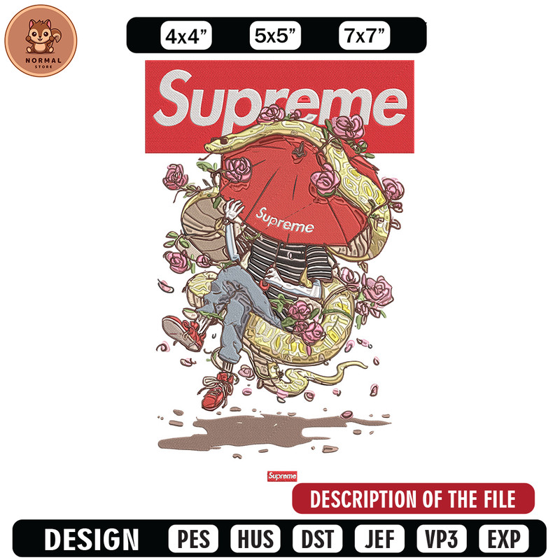 Supreme poster Embroidery Design, Supreme Embroidery, Embroidery File, Anime Embroidery, Anime shirt, Digital download.jpg