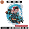 Tanjiro poster Embroidery Design,Demon slayer Embroidery, Embroidery File,Anime Embroidery,Anime shirt,Digital download.jpg