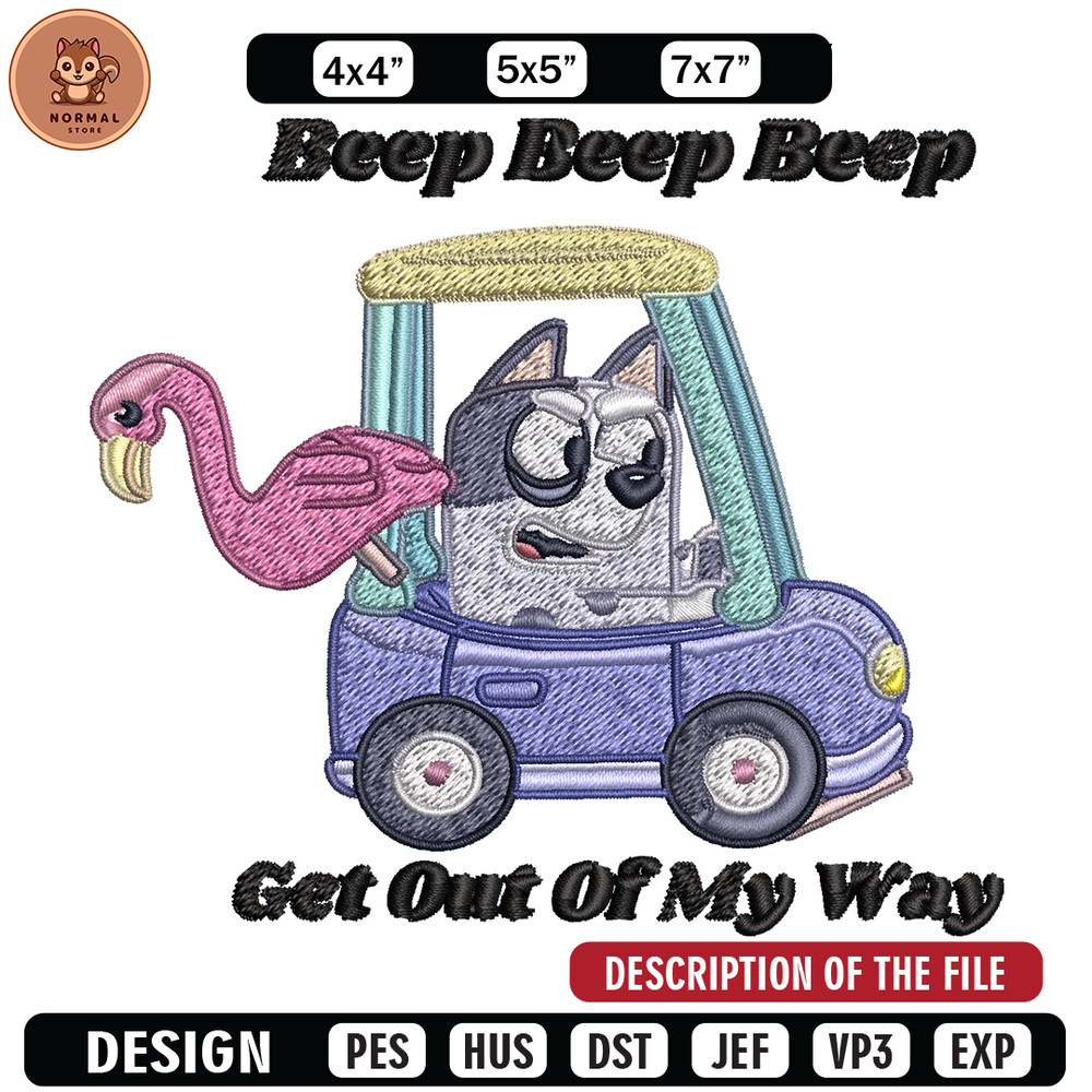 Trixie Heeler Embroidery, Trixie Heeler Embroidery, Embroidery File, cartoon shirt, cartoon design, Digital download..jpg