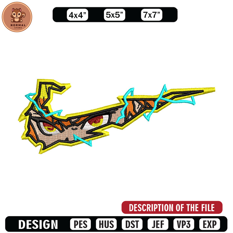 Zenitsu Eyes nike embroidery design, Kimetsu no Yaiba embroidery, nike design, anime shirt, digital download.jpg