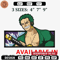 Zoro sword embroidery design, Anime design, Embroidered shirt, Anime shirt, Anime Embroidery, digital download.jpg