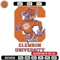 Clemson University logo embroidery design, College embroidery, Sport embroidery, logo sport embroidery,Embroidery design.jpg