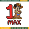 1 Max Mickey Mouse embroidery design, Mickey embroidery, logo design, Logo shirt, disney embroidery, Digital download.jpg