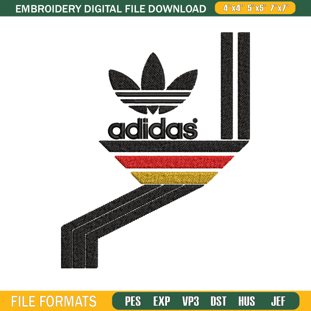 Adidas design Embroidery Design, Adidas Embroidery, Brand Embroidery, Embroidery File, Logo shirt, Digital download.jpg