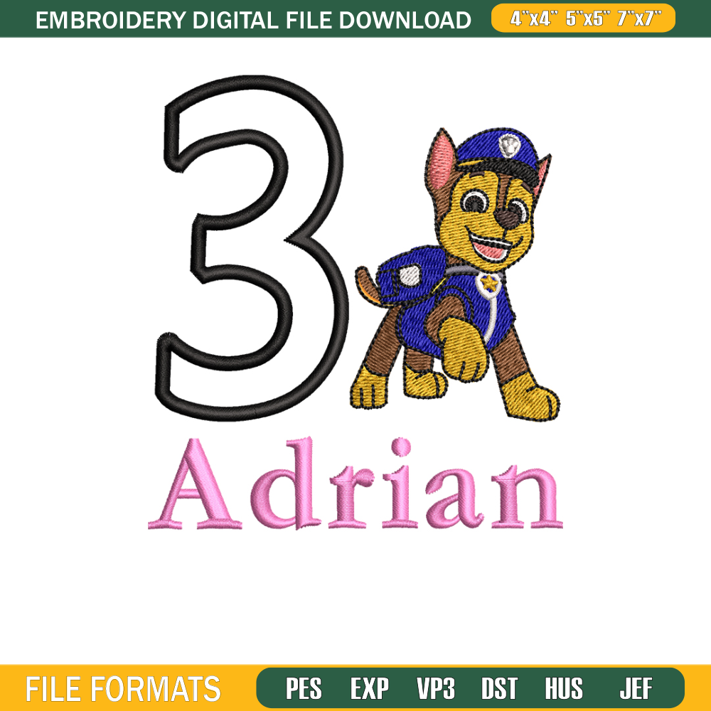 Adrian Logo embroidery design, Adrian Logo embroidery, logo design, embroidery file, logo shirt, Digital download..jpg