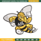 AIC Yellow Jackets embroidery design, AIC Yellow Jackets embroidery, logo Sport, Sport embroidery, NCAA embroidery..jpg