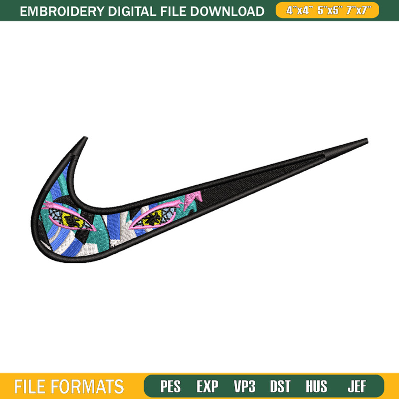 Akaza eyes nike embroidery design, Kimetsu no Yaiba embroidery, nike design, Logo shirt, anime shirt, digital download.jpg