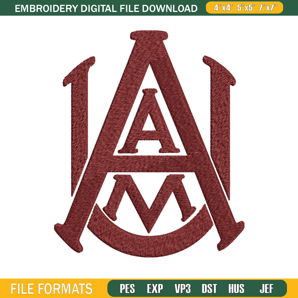 Alabama A&M Bulldogs embroidery design, Alabama A&M Bulldogs embroidery, logo Sport embroidery, NCAA embroidery..jpg
