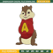 Alvin embroidery design, Chipmunks embroidery, Embroidery file, Embroidery shirt, Emb design, Digital download.jpg