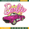 Barbie Girl Pink Car Embroidery, Barbie Girl Pink Car Embroidery, logo design, Embroidery File, Digital download..jpg
