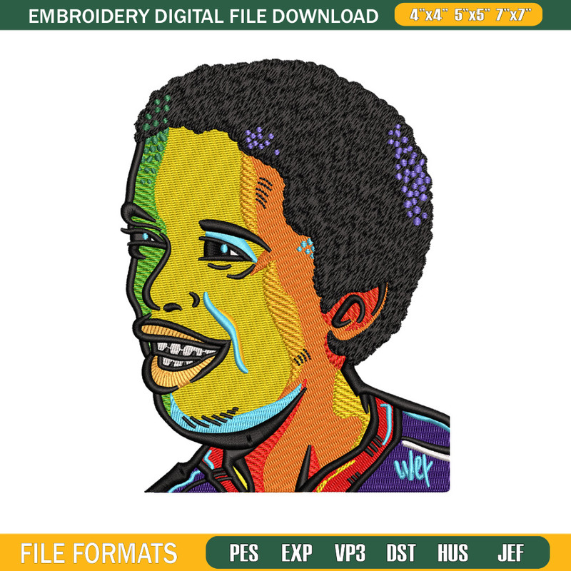 Black boy smile embroidery design, Logo embroidery, Embroidery file, Embroidery shirt, Emb design, Digital download.jpg