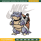 Blastoise Pokemon Nike Embroidery design, Pokemon Embroidery, Nike design, Embroidery file, Instant download..jpg